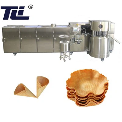 आइसक्रीम क्रिस्पी वफ़ल कप बनाने की मशीन
